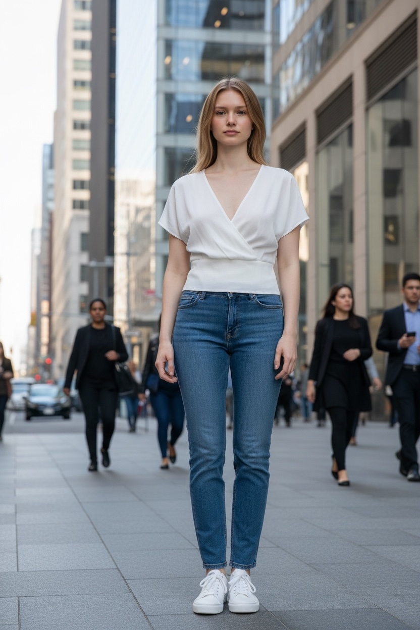 Luna Wrap Blouse